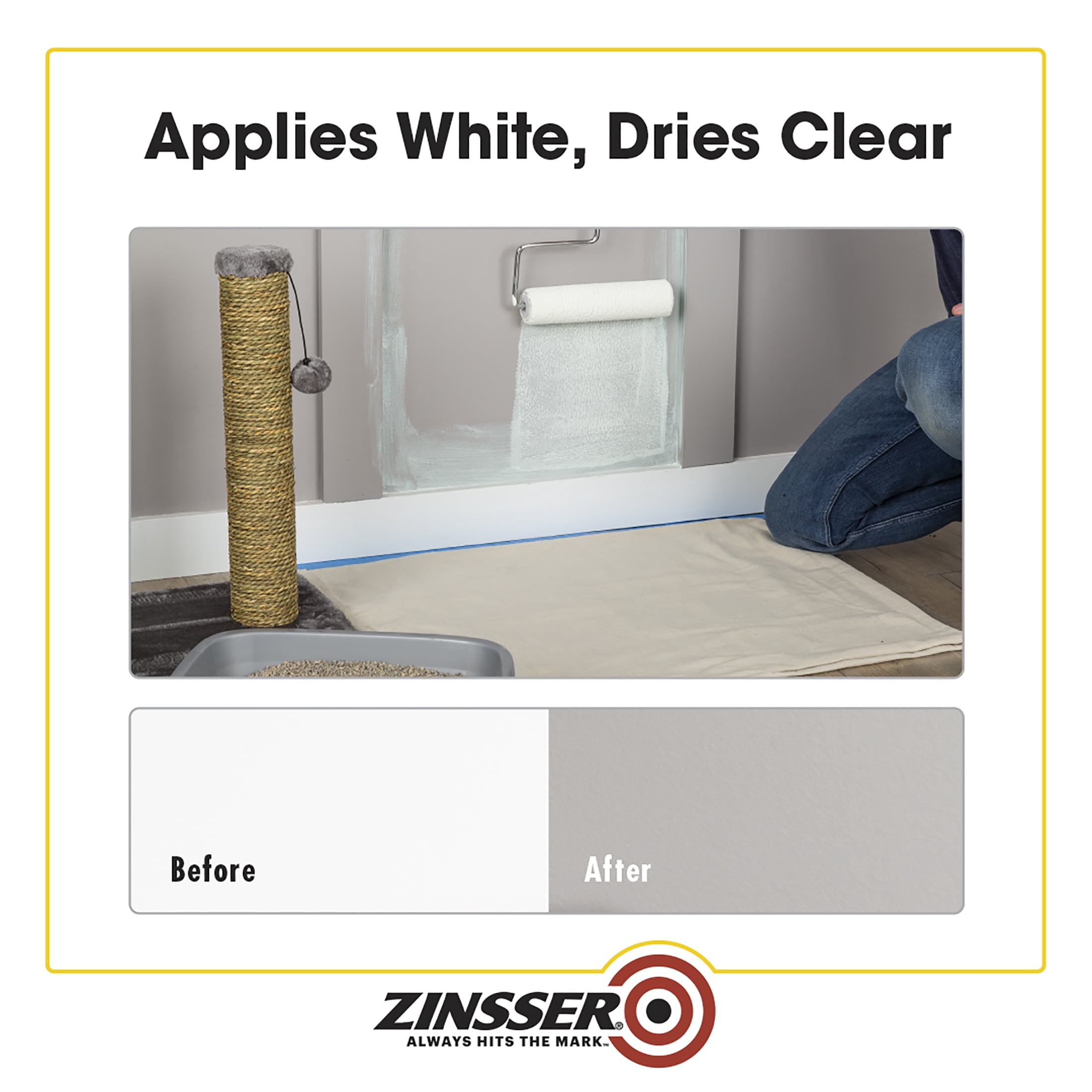 Clear, Zinsser Odor Killing Primer- 5 Gallon, 1 Per Pack