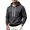 04#Dark Gray, variant on Men's Cargo Hoodies Quarter Zip Sweatshirts Tactical Pullover Casual Gym Athletic Loose Hooded Sweatshirts