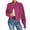 Hot Pink, variant on Womens Jacket, Comdrip Womens Cropped Corduroy Jacket Loose Button Down Long Sleeve Shacket Coat Jackets for Women Hot Pink S