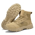 thumbnail image 3 of LASUDRAA Men's Anti-Slip Hiking Hunting Shoes Tactical Boots Breathable Desert Boots Outdoor Shoes, 3 of 8