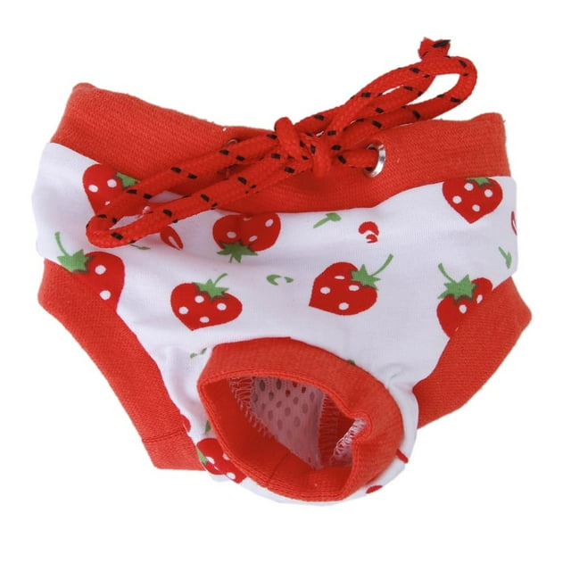 Pet Puppy Dog Pantalones Femenina Fisiológica Menstrual Undies Pañal Zulema Pantalón fisiológico de rayas para mascotas