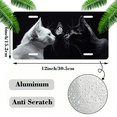 thumbnail image 2 of 1 Pcs 2D Flat License Plate Covers & Frames, Two Cats For Decorative Front, Waterproof For Decoration Aluminum License Plate Covers & Frames Cover For Men Women, 12" X 6", 2 of 7