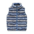 thumbnail image 2 of Edvintorg 18M-7Y Winter Infant Boys Girls Warm Vest Coat Fashion Cute Stripe Kids Outwear Children Sleeveless Waistcoat Jacket Cotton Baby Clothes, 2 of 7