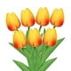 thumbnail image 1 of 7 flores artificiales de tulipanes de tacto real para decoración, flores falsas, arreglos florales, decoración de tulipanes de imitación, 1 of 5