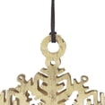 thumbnail image 5 of A&B Home Set of 12 Distressed Gold Iron Snowflake Hanging Ornaments 3.5" x 3.5", 5 of 5