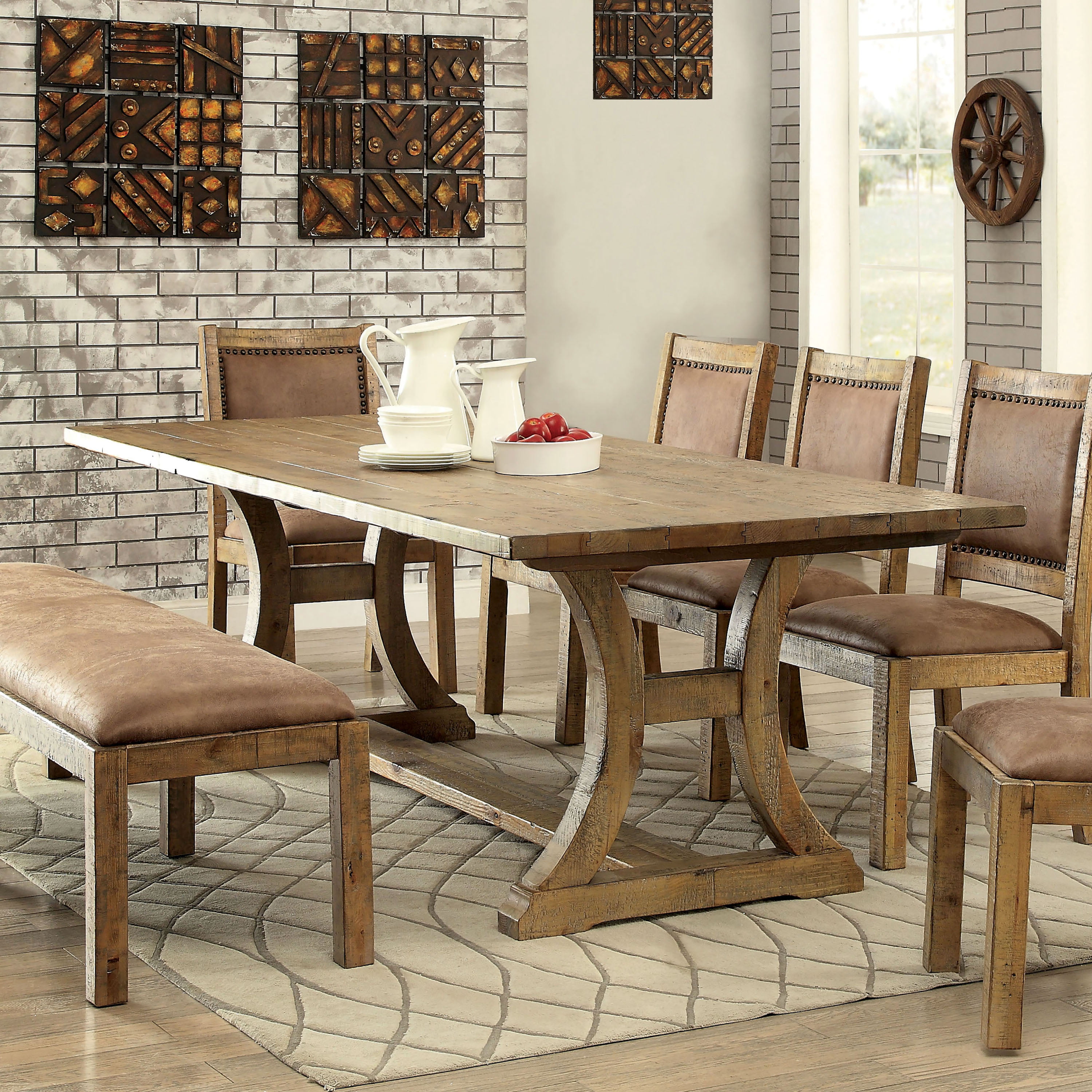 Affordable Rustic Dining Table Sets