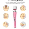 thumbnail image 3 of YOPTOP 10 Speeds Wired Powerful Handheld Electric Massager  Strong Vibrations Personal Back Massage for  Recovery  Muscle Aches  Body Pain (Purple),pink, 3 of 10