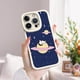 thumbnail image 1 of Proteja su iPhone con estilo con una funda de goma de TPU con estampado de dibujos animados creativa y minimalista, 1 of 4