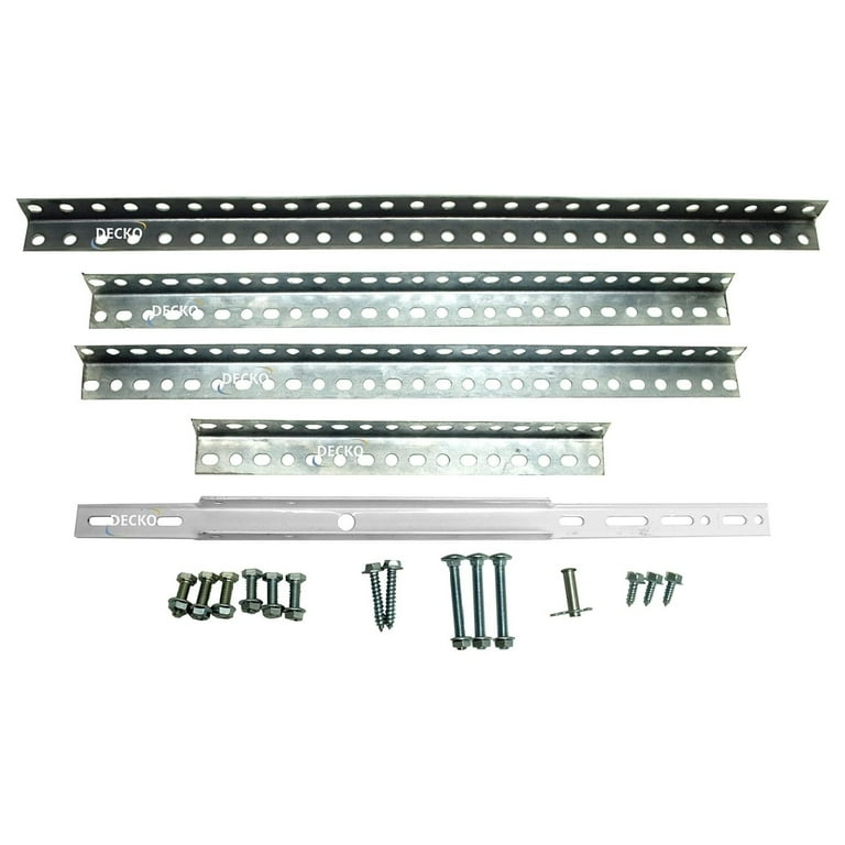 Universal Garage Door Opener Mounting Kit - Galvanized Steel Brackets & Hardware For Ceiling Installation