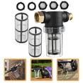 thumbnail image 3 of 1 Set Garden Hose Filter Cylindrical Inline Water Filter For Watering Plants, 3 of 9