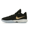 thumbnail image 2 of Nike Kid's LeBron 20 Black Metallic Gold Basketball Shoes, from StockX, 2 of 5