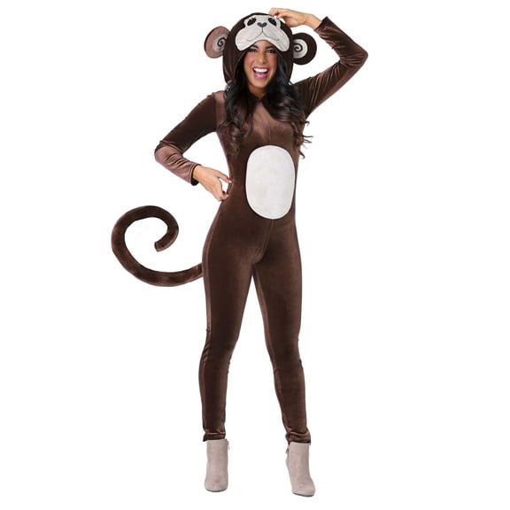 Women's Jumpsuit Monkey Around Costume