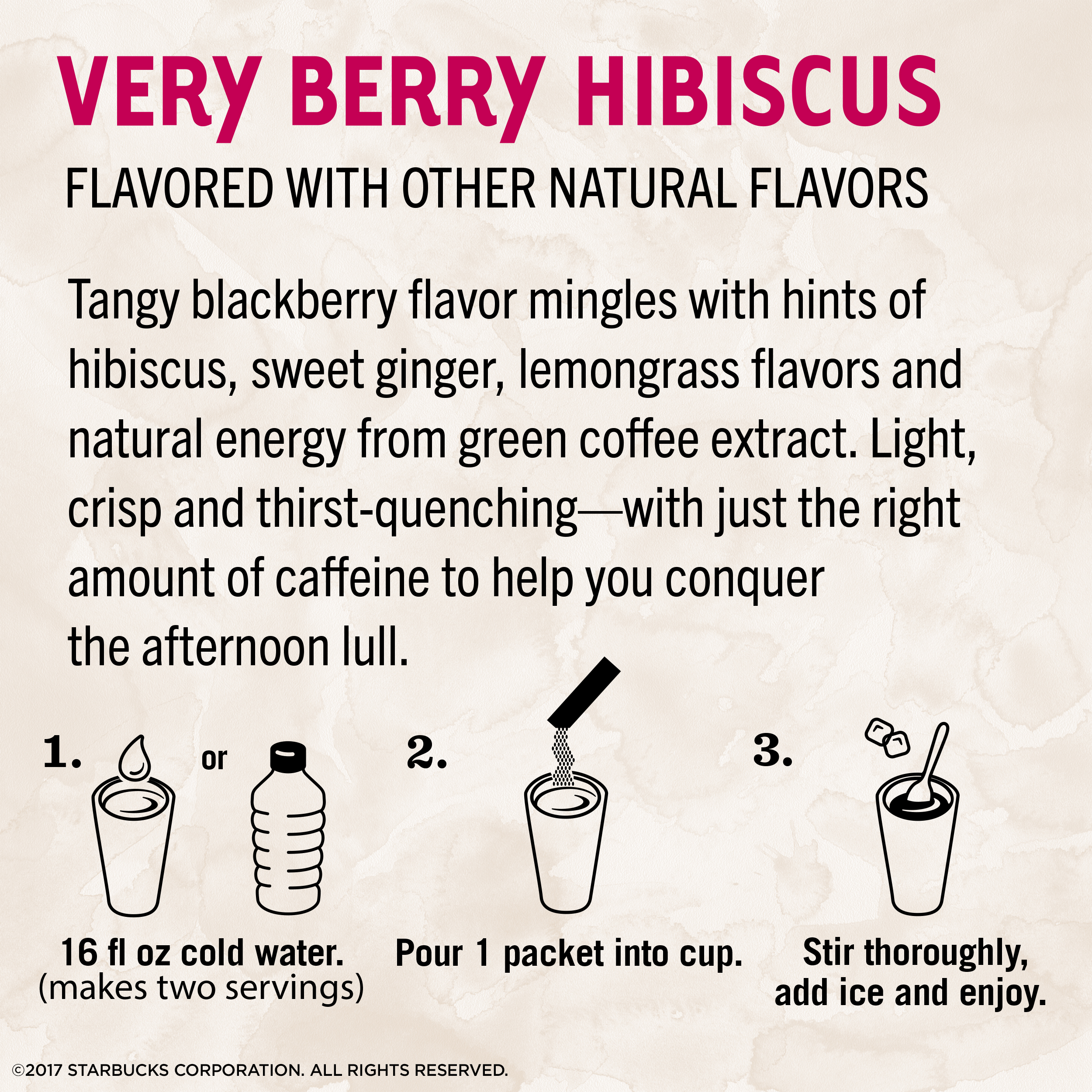 Starbucks VIA Instant Coffee Flavored Packets — Very Berry Hibiscus — 1 box (6 packets) - image 5 of 7