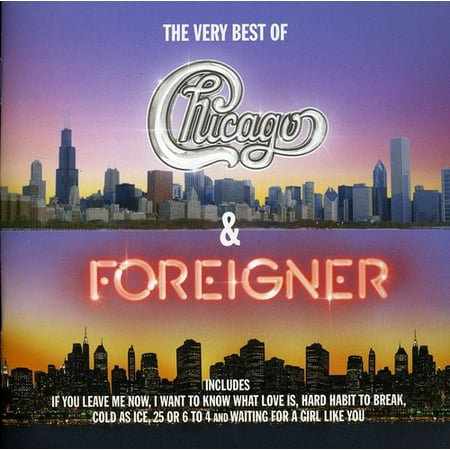 Very Best of Chicago & Foreigner (CD) (The Best Cd Label Maker)