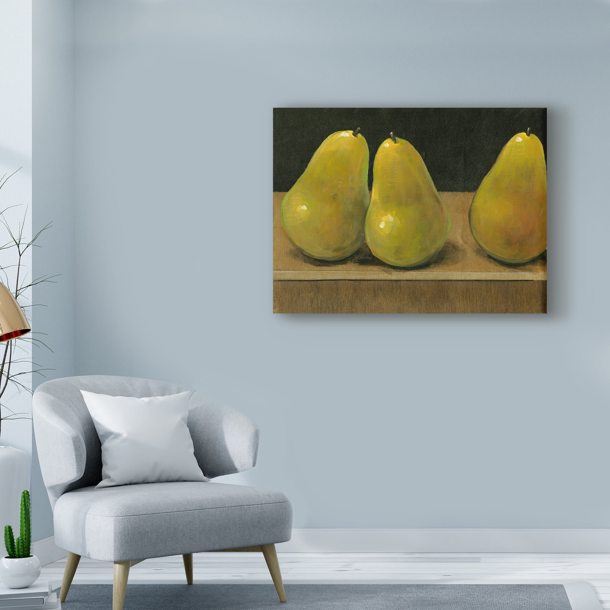 Trademark Fine Art 'Pear Study' Canvas Art by Tim OToole