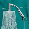 thumbnail image 4 of with Shower Arm Large High Pressure Stainless Steel Curved Shower Extension Shower Head Extension Shower Head Extender Rainfall Shower Head 6INCH SQUARE, 4 of 8