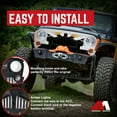 thumbnail image 5 of AMERICAN MODIFIED Empire Grille 07-18 Jeep Wrangler JK w/ Amber LED, Black, 5 of 8