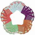 Royal Bingo Supplies Ez Clear 7" Shutter Bingo Cards, Retro Designs