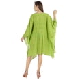 thumbnail image 4 of Moomaya Womens Summer Beachwear&nbsp;Party&nbsp;Kimono&nbsp;Kaftan&nbsp;Printed&nbsp;Caftan Gown Maxi Dress, 4 of 7