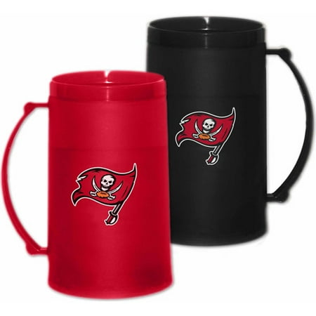 NFL 15-Ounce Freezer Mugs, Bucs, 2-Pack