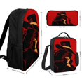 thumbnail image 2 of Carmen Sandiego Backpack Three Piece Set Spacious 17 Inch Bag Insulated Lunch Boxes and Pen Pouch, 2 of 5
