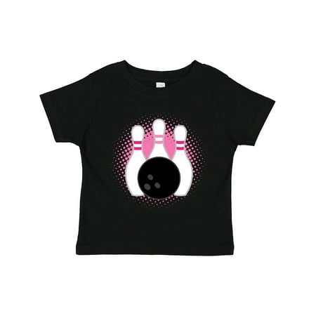 

Inktastic Bowling Pins Cute Bowler Gift Toddler Toddler Girl T-Shirt