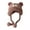 Pink, variant on Hats Kids Baby Girls Boys Winter Warm Soft Waxy Animal Pattern Velvet Cute Hat