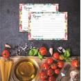 thumbnail image 4 of Floral Recipe Cards, Flower Recipe Cards, Floral Index Cards, Blank Back Recipe Notecards, 4 of 7