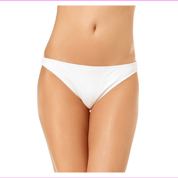 California Waves Women Sits At Hips Moderate Bottom Coverage Bikini Bottom M/Arctic White