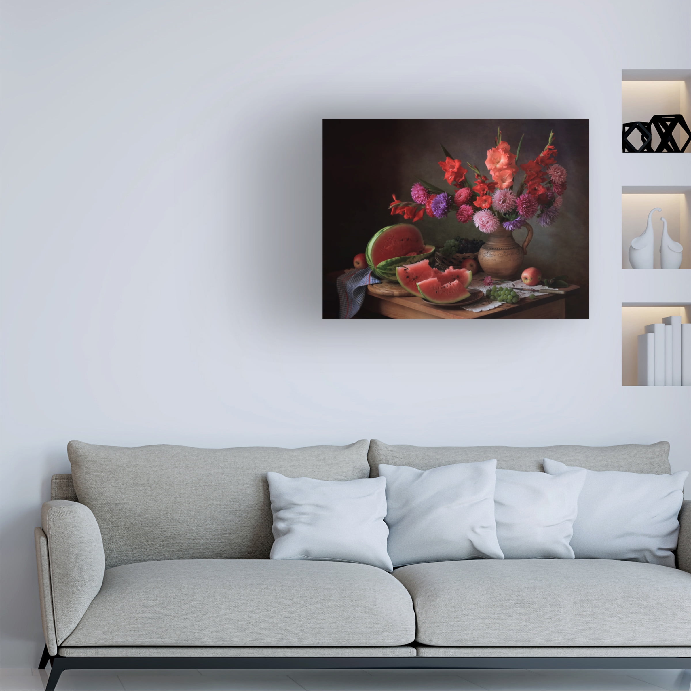 Tatyana Skorokhod 'Fruit And Flowers' Canvas Art
