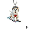 thumbnail image 5 of 2D Cat Car Charm Rear View Mirror Hanging Pendant Cute Car Dog HOT, 5 of 7