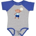 thumbnail image 3 of Inktastic Volleyball Player Boys Cute Monkey Boys Baby Bodysuit, 3 of 5