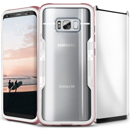 galaxy note 8 / s8 / s8 plus case, zizo shock 2.0 w/ full glass screen (Best Case For Samsung Note 8)