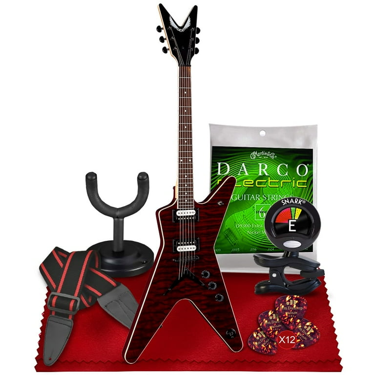 Dean Guitars MLX Quilt Maple Electric Guitar Basic Bundle