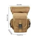 thumbnail image 4 of Bolsa para equipo de acampada y senderismo, ciclismo, para exteriores, bolsa para pierna, almacenamiento táctico, riñonera multifuncional, bolsa para equipo multicapa, bolsa de tela Oxford, 4 of 8