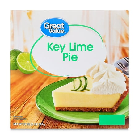 Great Value Key Lime Pie, 32 oz (Frozen)