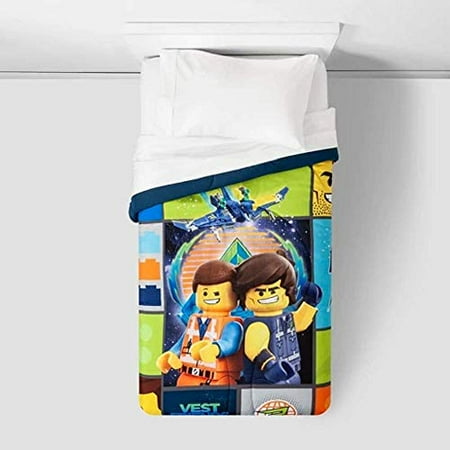 Lego 2 Movie Twin Reversible Comforter And 3 Piece Sheet Set With