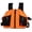 Orange, variant on BIMZUC Adult Life Jacket Vest Beatle Shape High Buoyancy Equipment for Canoeing Fishing Boating Rafting Surfing Unisex Adjustable Fit Water Safety Gear Red