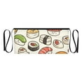 thumbnail image 3 of Cute Sushi Waist Apron Adjustable Server Half Apron Kitchen Cooking with 3 Pockets for Men Women, 3 of 7