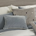thumbnail image 2 of Riverbrook Home 7Pc Comforter Set, Queen, Slate/Taupe/Ivory, Beren, Embroidered, Polyfill, 2 of 5