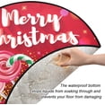 thumbnail image 3 of Coolnut Xmas Candy Gifts Christmas Tree Mats Waterproof Tree Skirt, Merry Christmas Xmas Tree Stand Tray Mat Floor Protector Pad for Holiday Party Decoration, 28.3", 3 of 6