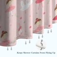 thumbnail image 6 of Ballet Swan Princess Pattern Shower Curtain 84"x72" ,Bathroom Decorative Shower Curtains Set with 12 Hooks,Modern Waterproof Washable Shower Curtain, 6 of 6