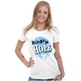 thumbnail image 3 of Rejoice in Hope Christian Faith Womens Slim Fit Graphic Tee Brisco Brands S, 3 of 5
