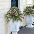 thumbnail image 3 of 18" B/O Snowy Urn Filler 48 Tips 35 Warm White LEDs (3 x AA batteries not included) 6/18 Hours On/Off Time Function, 3 of 4