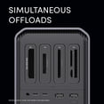 thumbnail image 3 of SanDisk Professional - PRO-Dock 4; Estación de Acoplamiento con 4 Bahías para Lectores - (1x) Puerto USB-C (USB 3.2 Gen 1) - SDPD14F-0000-NBAAD, Gris, 3 of 8
