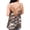 Gray, variant on Womens Tops Under $5 Women's Personalized Printing Tie Back Satin Cami Bandana Tops Sling Strap Vest