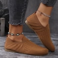 thumbnail image 6 of Willtoo Women's Flats Slip On Go Walk Shoes for Women Comfortable Walking Sneakers Knit Low Wedge Dressy Ballet Shoes, 6 of 7