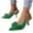 Green, variant on Women's Bow Slingback Pumps Pointed Toe Stiletto Heels Elegant Wedding Party Shoes Evening Dress Shoes for Women