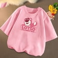 thumbnail image 1 of Sanrios Kawaii Anime Kuromi Hello Kitty, camiseta de manga corta de algodón con dibujos animados para niños, parte inferior de cuello redondo, Top de verano, regalo, 1 of 4