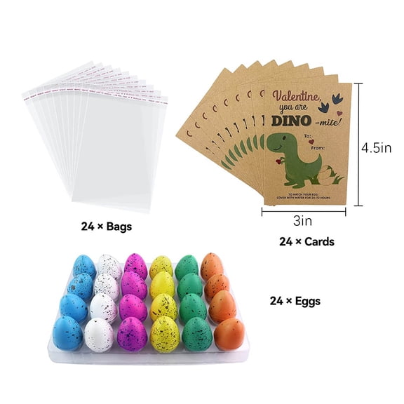 Vikakiooze Easter Decorations, Children's Valentine's Day Gift Funny Dinosaur Valentine's Day Exchange Card Boys And Girls School Class Class Party